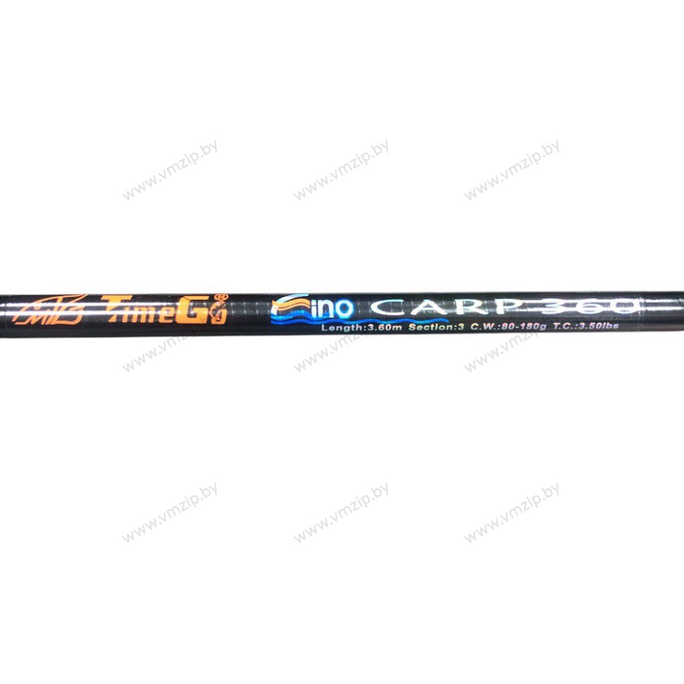 Карповое удилище Time Go Carp,3-х составное 80-180 гр. TGC-360