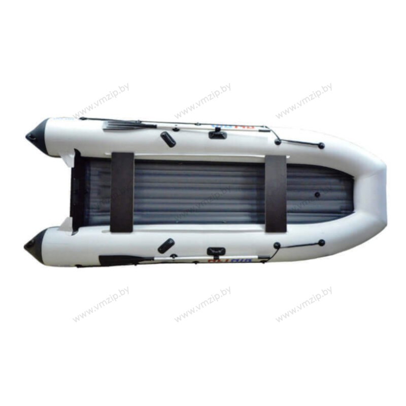 Лодка надувная моторная ALTAIR HD410 с НДНД белый/серый