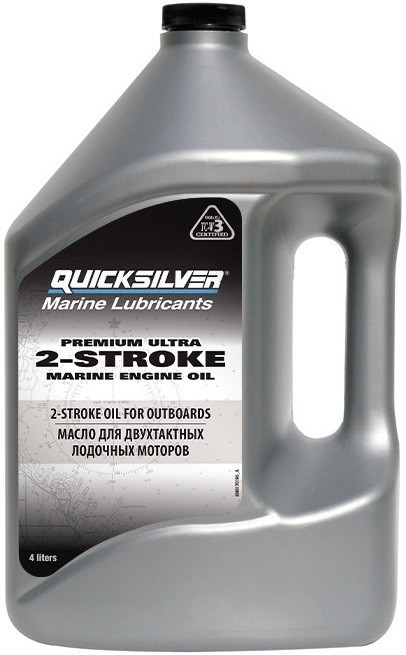 Масло Quicksilver Premium ULTRA TC-W3 для 2-х такт.моторов (4 л.)