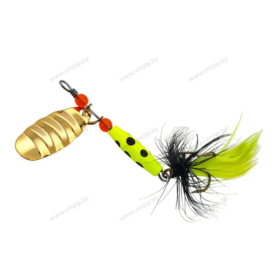 Блесна вращающаяся Nor Stream Marble Fly №1 g/b/g fly