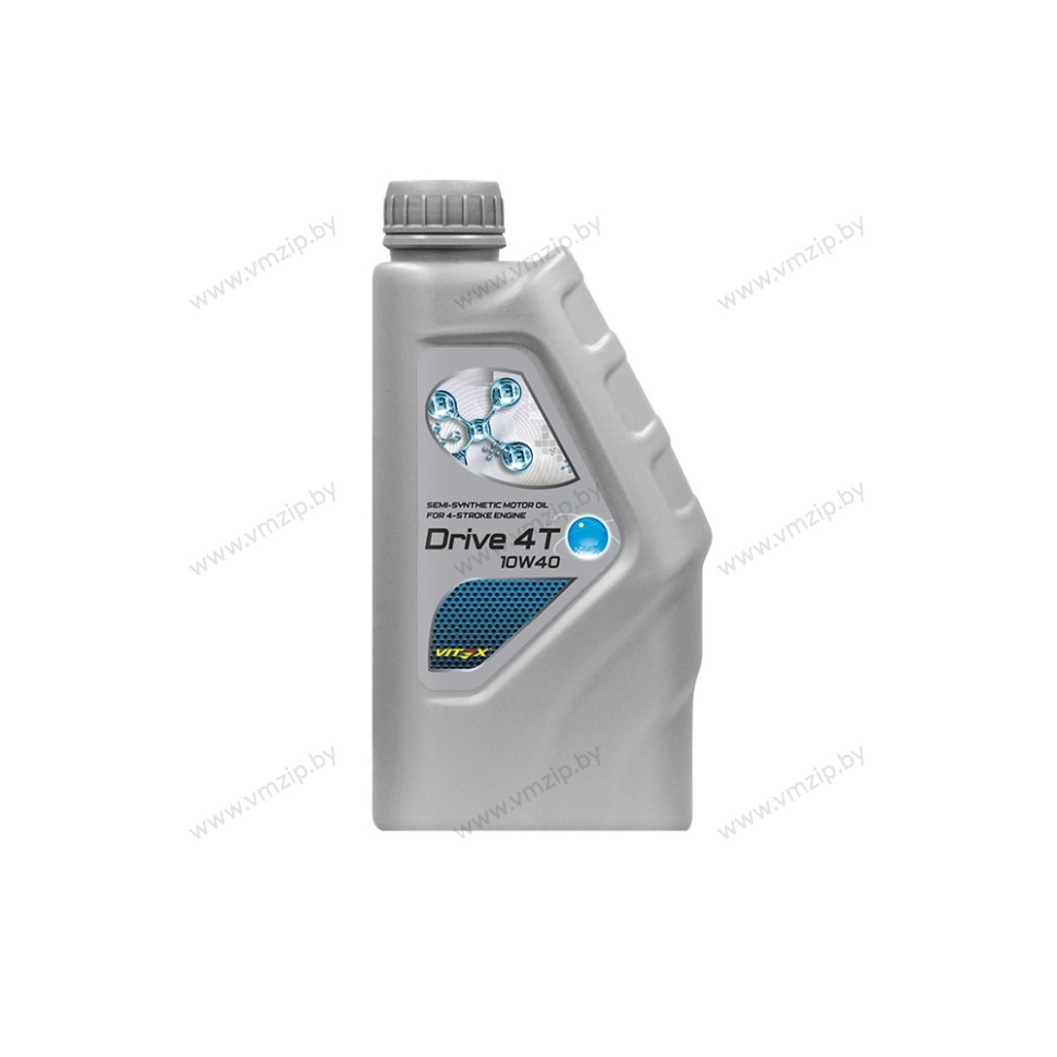 Масло моторное для четырехтактных двигателей Vitex Drive 4T 10W-40, 0,9 л.