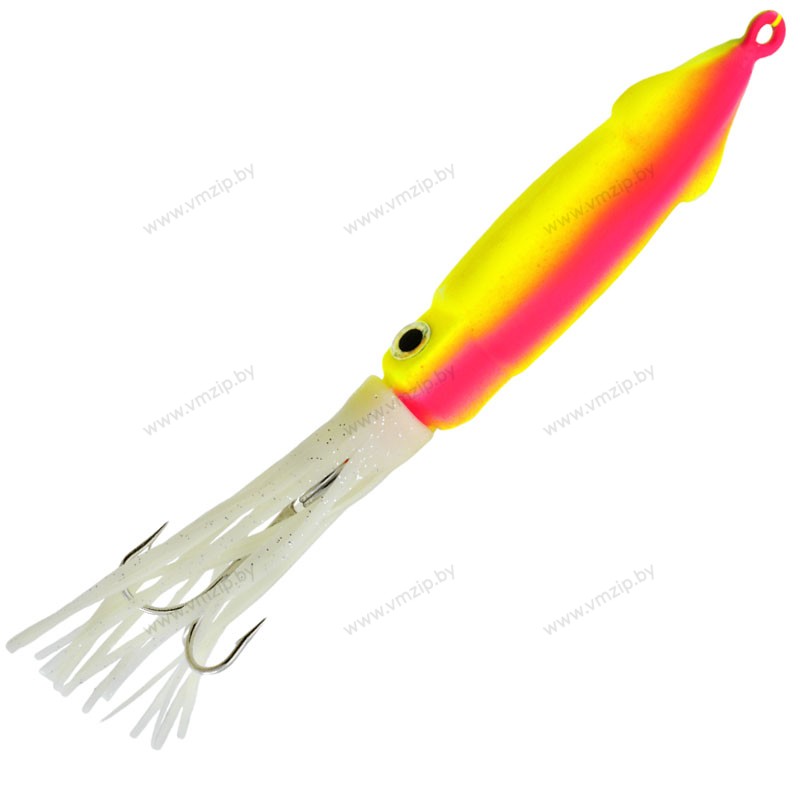 Пилькер GIBBS (КАЛЬМАР) Halibat Buster GLO жёлтый/красный 450гр 63724