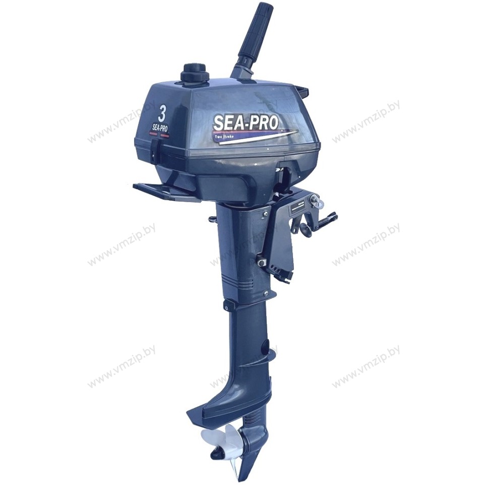Мотор лодочный подвесной 2-ух тактный Sea-Pro T 3S