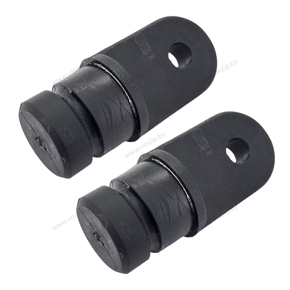 Наконечники черные, комплект (2шт) 7/8" , 50-76051