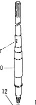 Вал торсионный L, Tohatsu 40D, 50D 3C8-64302-0