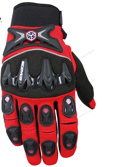 Перчатки SCOYCO MX47 RED размер L