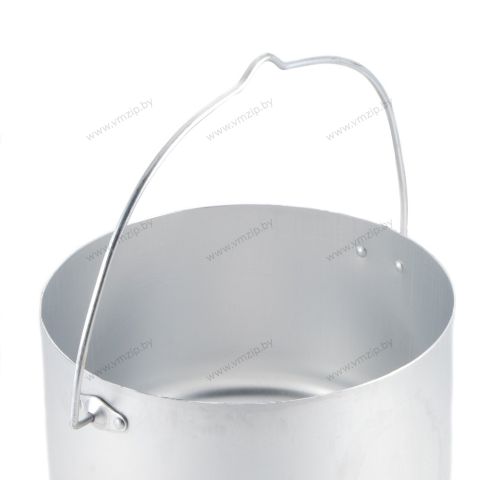 Котелок костровой "СЛЕДОПЫТ" цилиндрический 6 л, алюм./6/