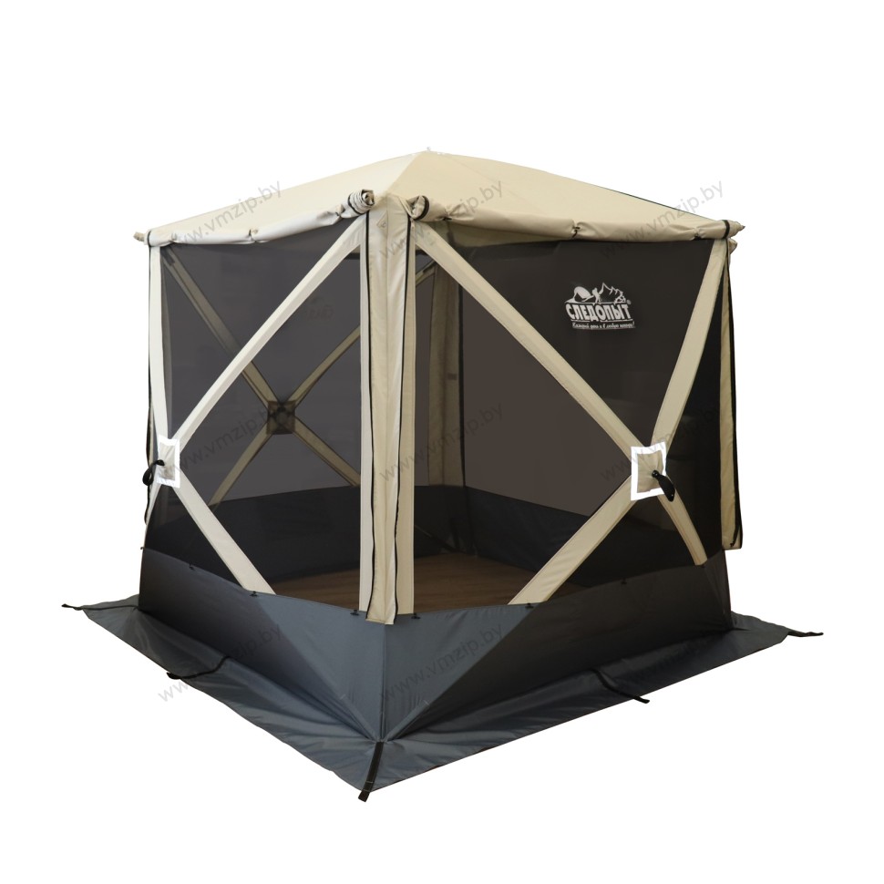 Шатер "СЛЕДОПЫТ" быстросборный, 2,1 х 2,1 м, h-2,05 м., S по полу-4,4 м/кв