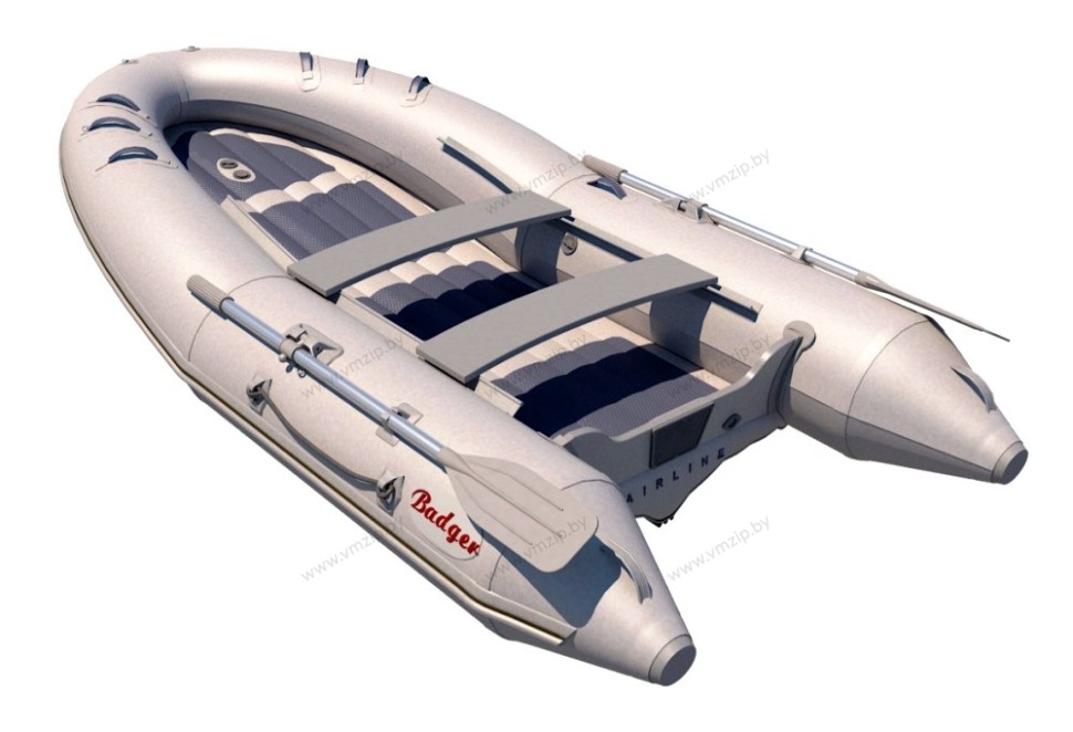 Лодка надувная моторная BADGER AIR LINE ARL360-GREY с НДНД 3,6м