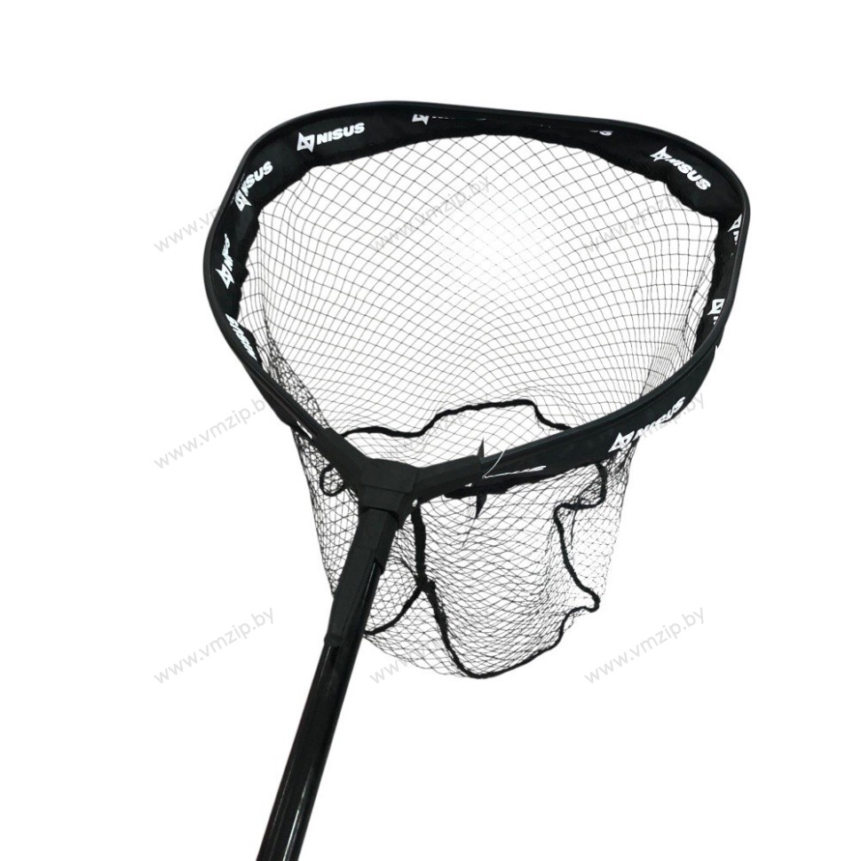 Подсачек телескопический складной Nisus 53x45х138см сетка прорезиненная (N-ZT-2805345)