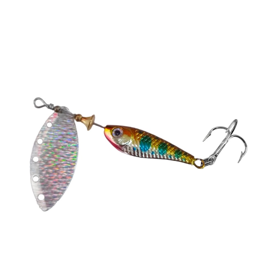 Блесна вращающаяся DAIWA SILVER CREEK SPINNER R 1180 holo yamame 18гр