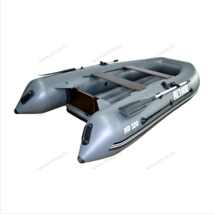 Лодка надувная моторная ALTAIR HD330 с НДНД белый/серый