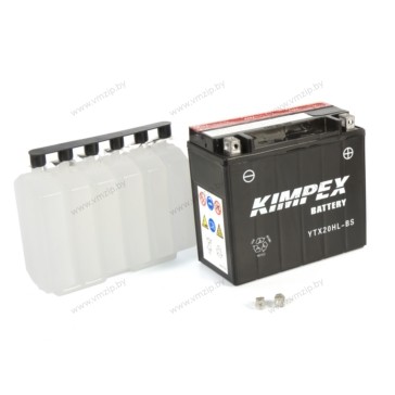 Батарея аккумуляторная, YTX20HL-BS