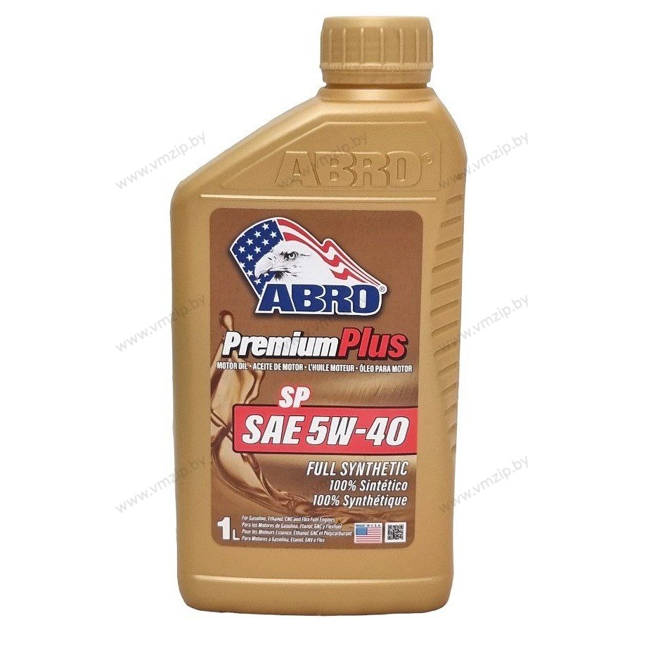 Масло ABRO 5W40 синтетическое (1л) MO-FS-5-40-SP-1L
