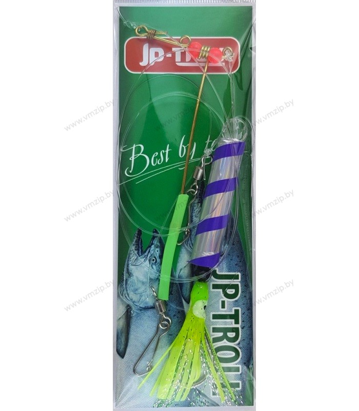 Снасть донная на кету JpFishing Jp-Troll №17 (1,05м, 0,65мм, 0,55мм, color 030)