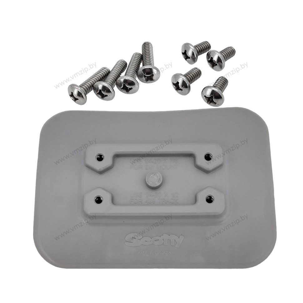 Платформа для держателя удилища на ПВХ лодку SCOTTY 0341GR серая